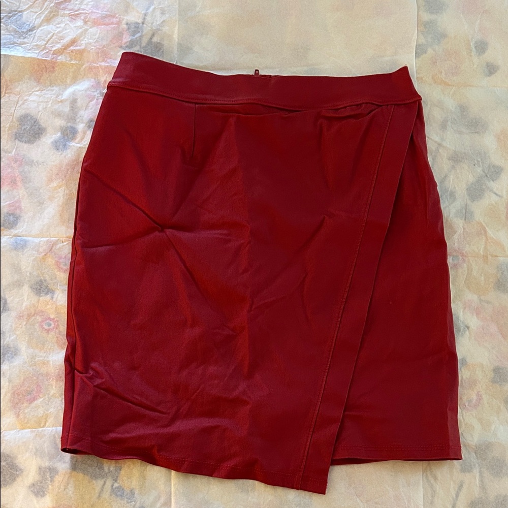 Windsor Red Pencil Skirt